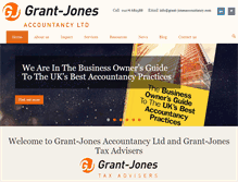 Tablet Screenshot of grant-jonesaccountancy.com